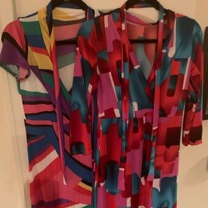 Lot of 2 bright maxi dresses